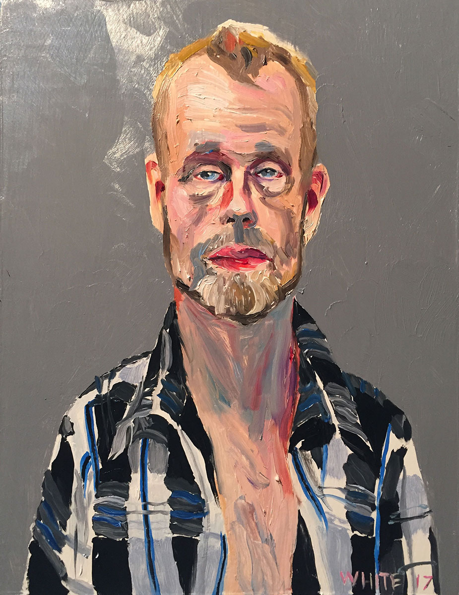 Reed White painting mugshot : Cruel and Unusual Punishment